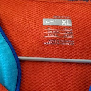 Nike FIT Authentic Jersey of Indian Soccer Player (Name: TAMARIT) XL Orange Blue